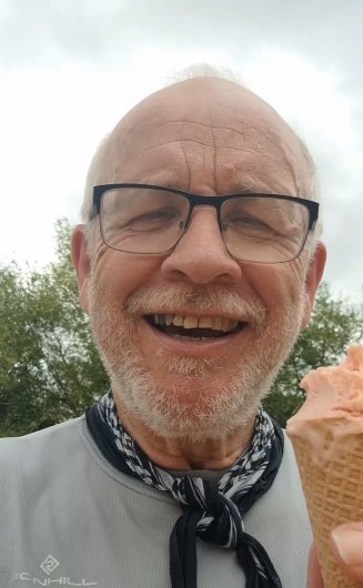 Ray Poynter with Ice Cream
